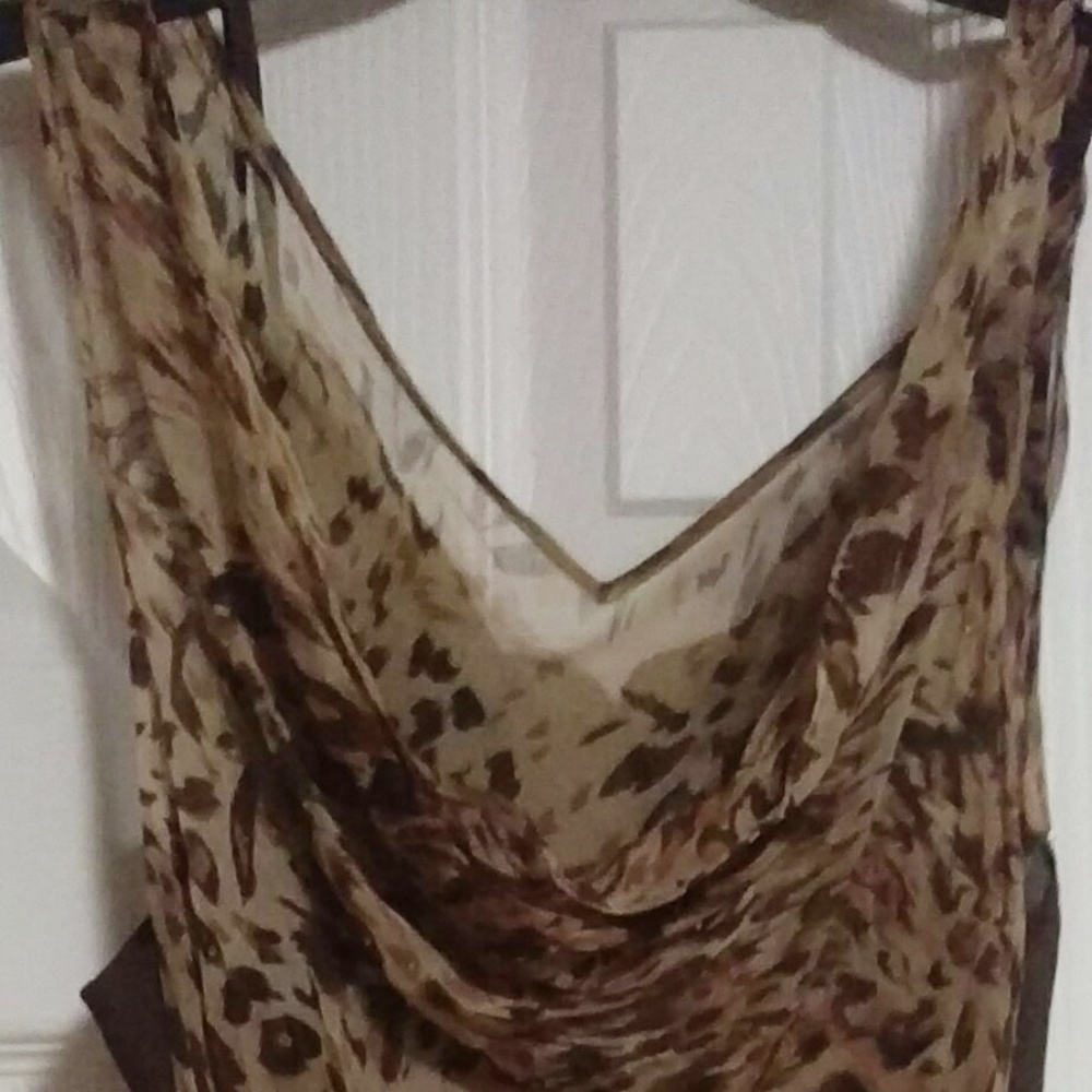 Ladies ICE Leopard Beaded Long Handkerchief Dress